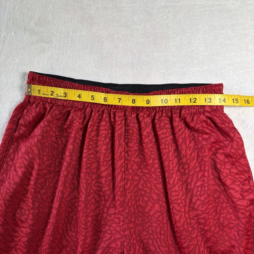 Jordan Men's Basketball Red Shorts Size L Dri-fit With Drawstring  Jumpman Print - Picture 7 of 12